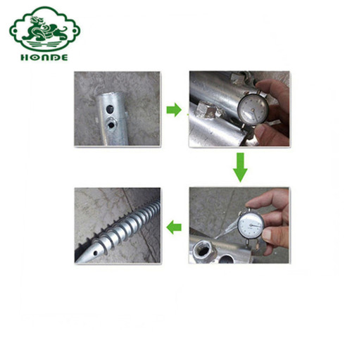 Ground Screw Dengan Nuts Untuk Pos Kotak Pesan