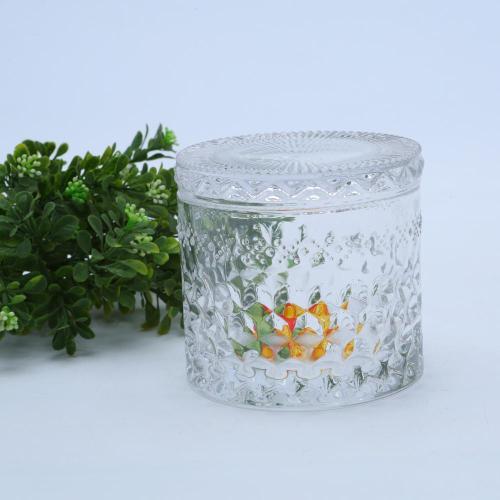 Flat Lid Luxury Candle Glass Jar Hot Sale