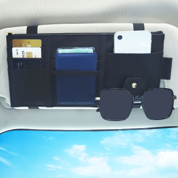 Multi Function Vehicle Sun Visor Storage