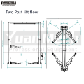 Two Post Lift Top Connection with Electromagnet Mechanical