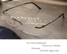 Classical Full Frame Pure Titanium Optical Frame