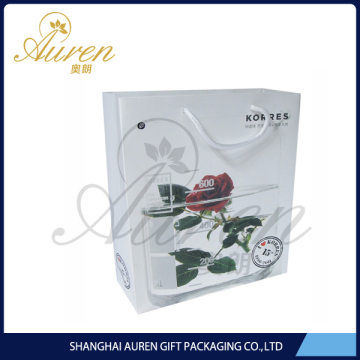 kraft printed cosmetic paper bags