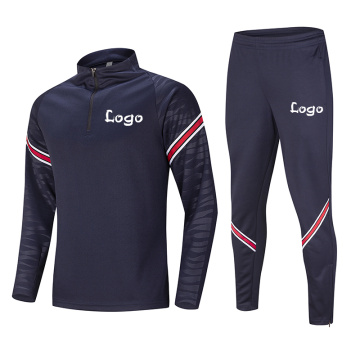 Aangepaste wintersportkleding trainingspak met halve rits