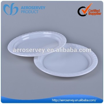 New products white disposable elegant plastic plates