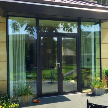 Middle East Market Aluminum Alloy Frame Hinged Doors