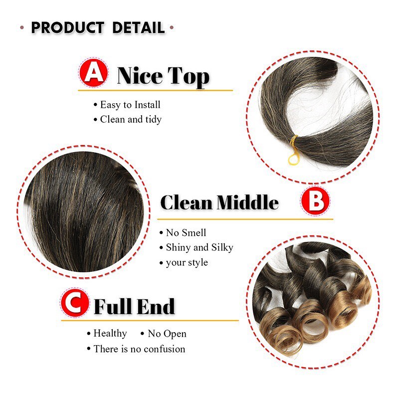 22 Inch Loose Wave Crochet Hair Wavy Synthetic Braids Hair Extensions PreStretched Braiding Hair For Black Women Spral Curl