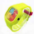 Custom jelly cute candy silicon watch