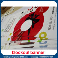 Banner bloqueado de PVC de doble cara de 18 oz