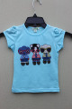 girl's cotton knitted t-shirt 