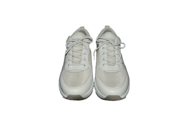 Women'S White Comfortable Lace-Up Sneakers
