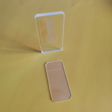 rectangular with round corners polished BK7 plate