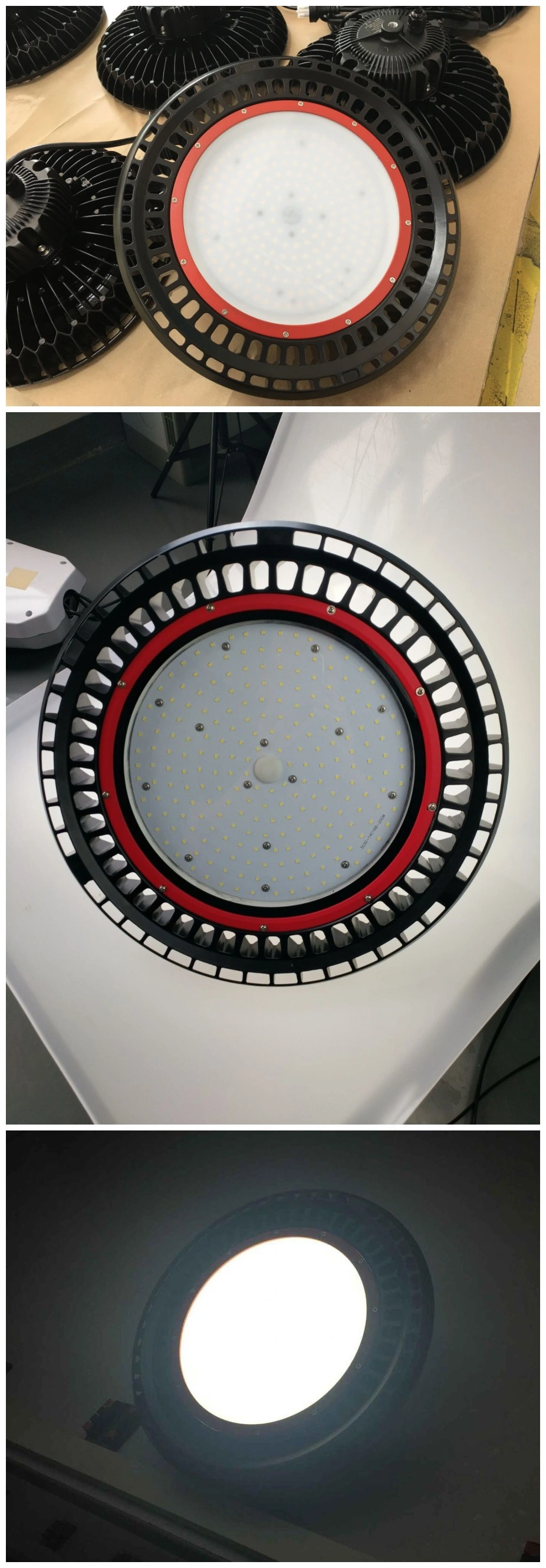 High Lumens CRI80 100W 200W LED High Bay Luminaire Light