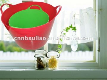 flexible plastic garden tub