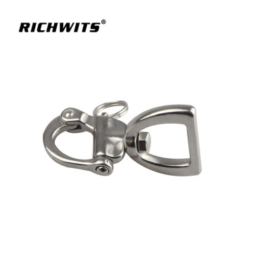 316 Stainless steel Swivel Snap Shackle Flat ring snap shackle