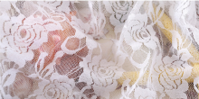 Lace jacquard knitting fabrics