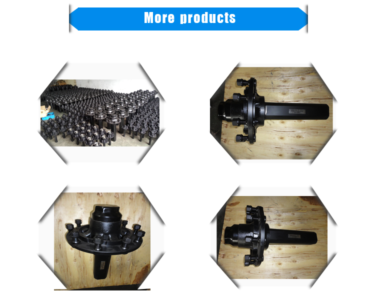 Stub Axle Without Brake Round Beam Or Square Beam