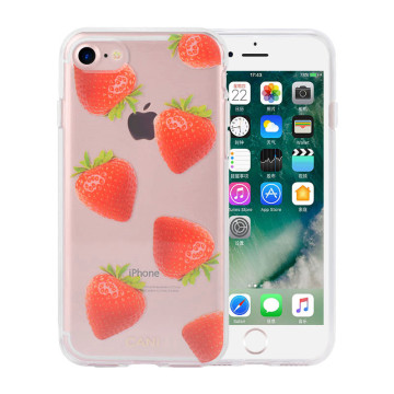 Light IML Straberry Case for iPhone6