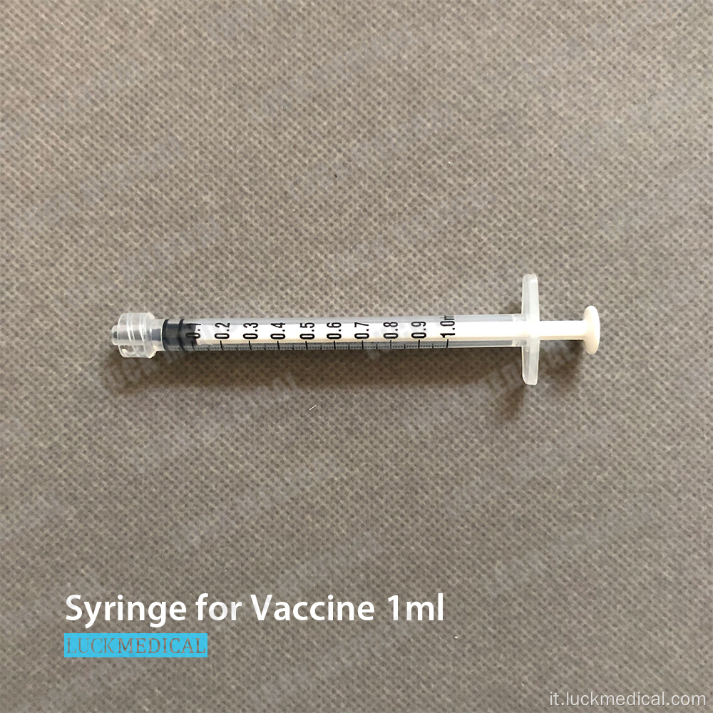 Siringa vaccinale per Covid 1ml intramuscolare