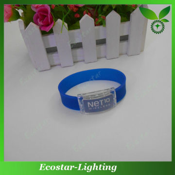 3 flash modes LED Silicone Bracelet