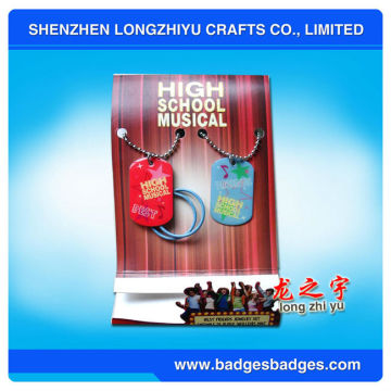 High School Musical Tags Dog Tags with Packing