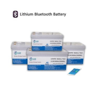 Bluetooth ile Solar Depolama Lityum Pil