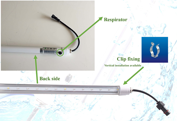 3 years warranty blue, red, white, green LEDs, Water-proof led grow light tube