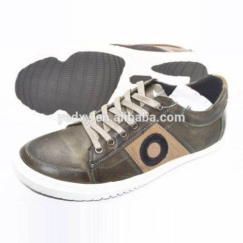 nubuck leather new design high quality men autumn casual shoes