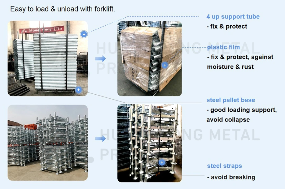 High Quality Hot DIP Galvanized Logistic Material Handling Stacking Rack