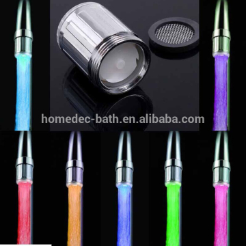 7 color change hydro power led faucet light