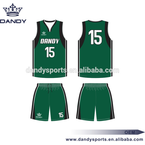 Maillots de basketball sublimés pour jeunes