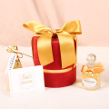 Wholesale Chinese Red Velvet Small Round Gift Box