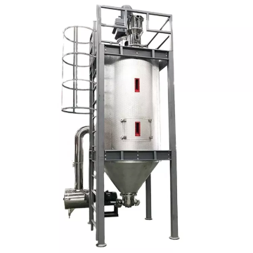 PET dehumidification crystallization system