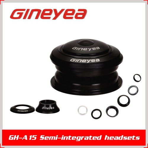 Tapered Fork Straight Tube 44/55mm Bike Bearing Headset Semi-Integrated Headsets Gineyea A15