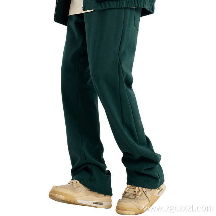Women's american style solid color flared sweatpants