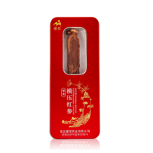Molded single red ginseng