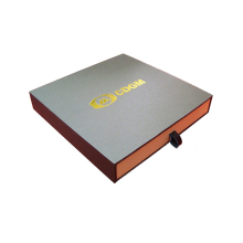 Sliding Rigid Gift Box with Ribbon Puller