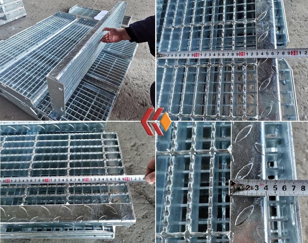 Factory price steel grating hot dipped galvanized steel bar grating stair treads