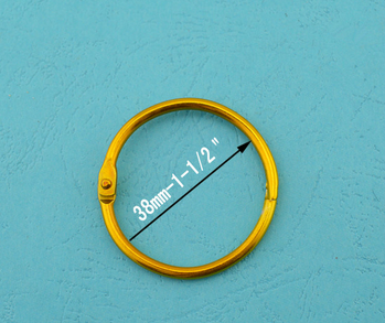 38MM Nickel Plated Key Rings