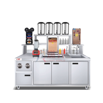Complete Bubble Tea Equipment Bar: Milk Tea Counter for Bubble Tea Shops
