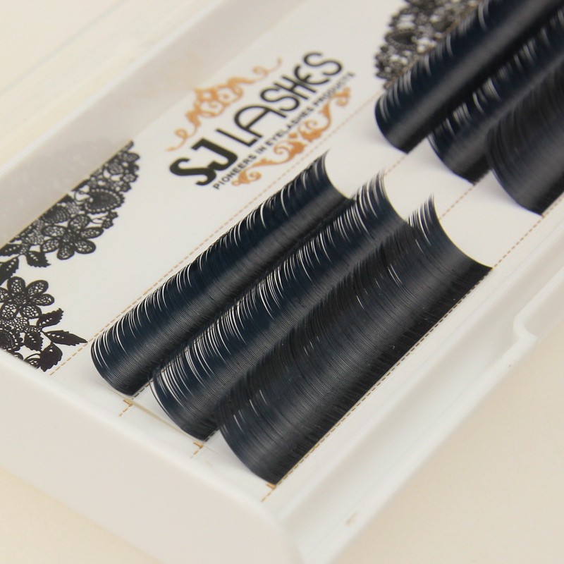 Private Label 0.10/0.15/0.20mm Ellipse Flat Lashes for Eyelash Extensions