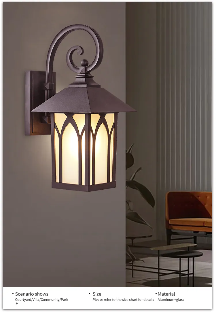 Elegant Waterproof Outdoor Wall Lights for Modern Gardens