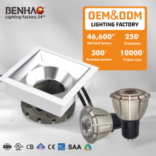 360° Rotation Plastic Bar MR16 GU10 Downlight Bulb Holder