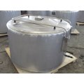 Horizontal milk cooling tank