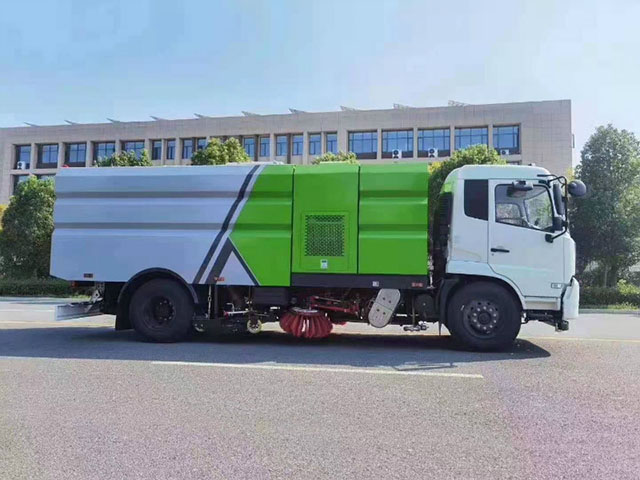 آلة تنظيف غبار الطريق شاحنة تنظيف الطرق الذكية