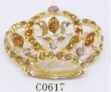 fashion alloy czech  stone brooch