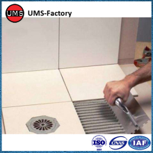 Tile adhesive for shower floor