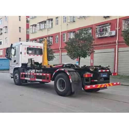 Shanqi 4x2 camión de basura del brazo gancho