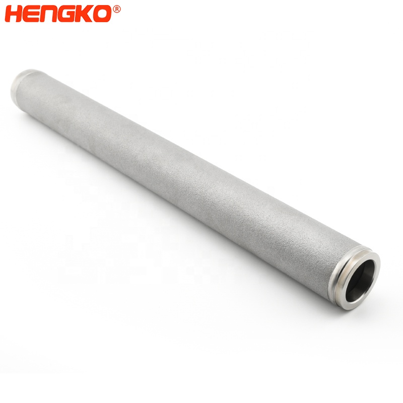 HNEGKO Customized Chemical Sintered Porous Stainless Steel  Microns Seamless Tube Porous Metal Pem Filter 316 L Filter Tubing