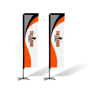 Outdoor Advertising Double-sided Printed Feather Flag Banner