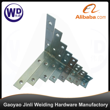 iron zinc plated corner shelf support bracket
